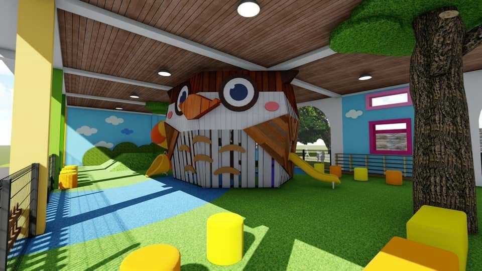 貓頭鷹主題親子遊戲場